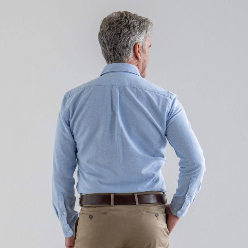 Portuguese Flanellhemd Hellblau - 4