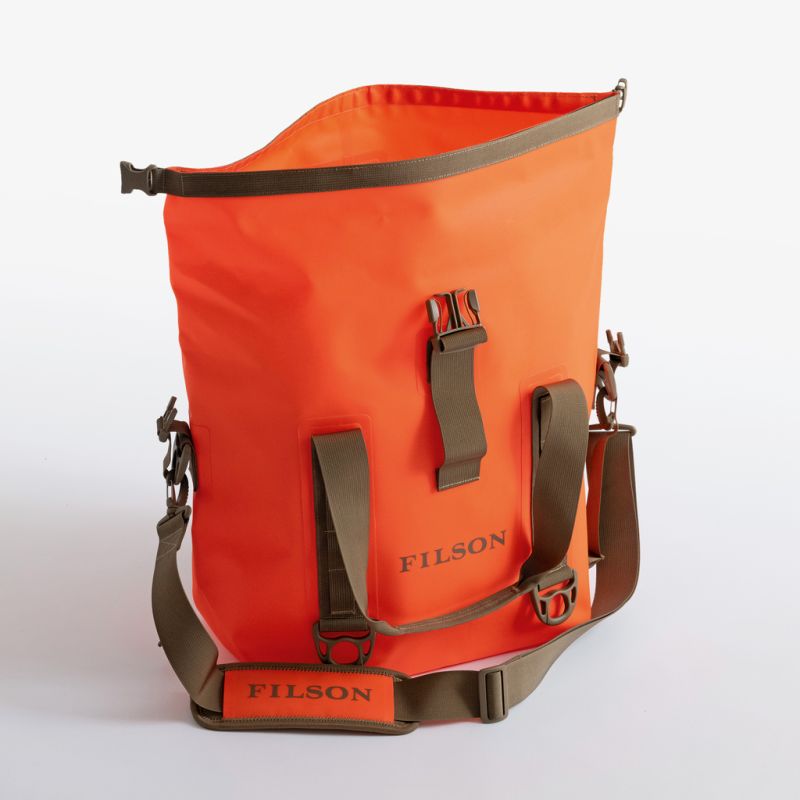 Filson Dry Roll-Top Tote Bag Orange - 2