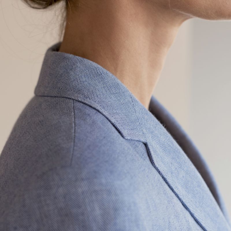 Risby & Leckonfield Damenblazer Hamptons Hellblau - 4
