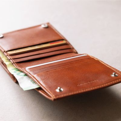Balfour & Poole Portmonnaie Wiener Schachtel Sattelbraun - 3