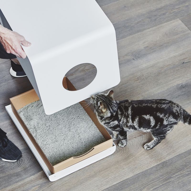 MiaCara Sito Katzentoilette Weiß - 4