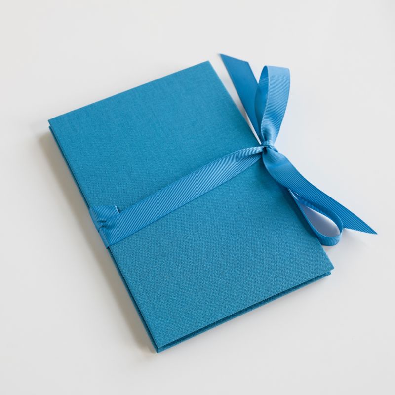 Semikolon Leporello Classico Azzurro