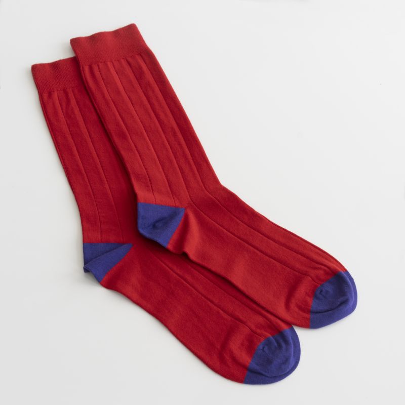 Scott-Nichol by Pantherella: Herrensocken Red