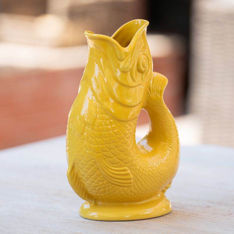 Karaffe Gluggle Jug Yellow - 2