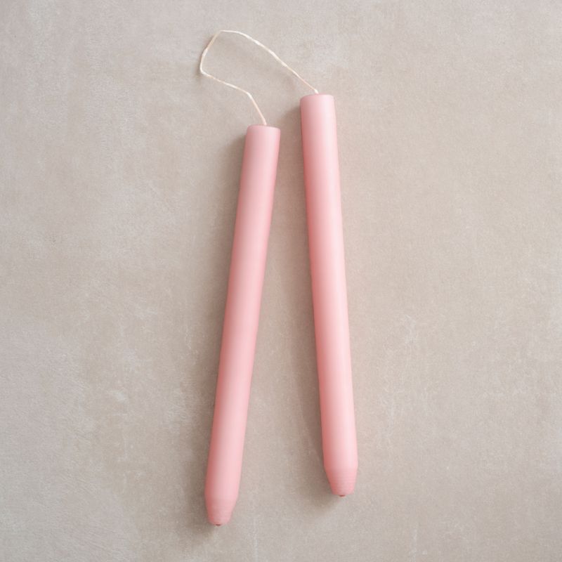 4 Ester & Erik zylindrische Kerzen Pale Pink