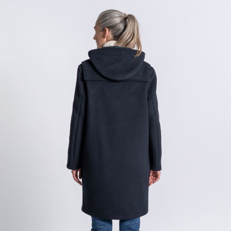 Gloverall Dufflecoat Damen Navy / Blackwatch Tartan S - 3