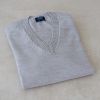 Merino-Pullover von William Lockie Pearl Grey Gr. L