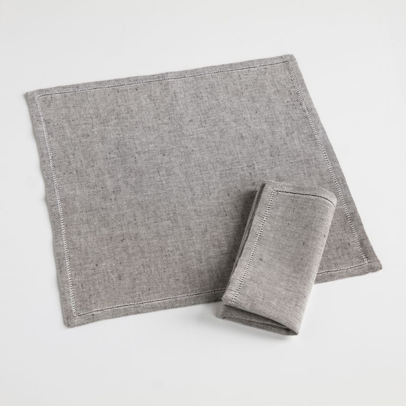 Busatti Serviette 40 x 40 cm Taupe - 2