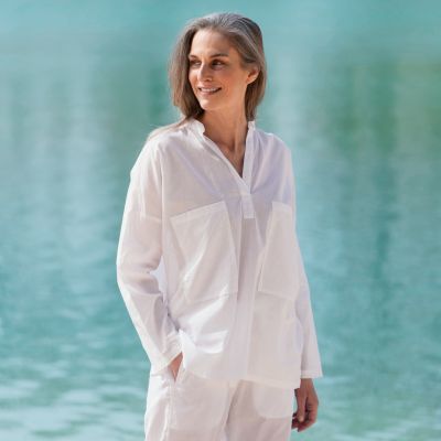 Sunday in Bed X Torquato Bluse Free Weiß L
