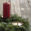 4 Messingkerzenhalter für Adventskranz Klein