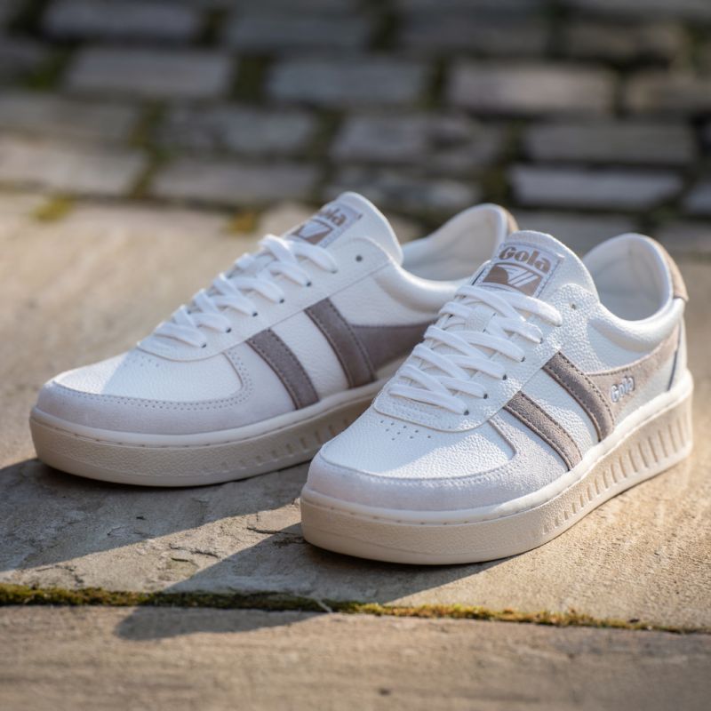 Gola Grandslam Trident Damen White/Feather Grey Gr. 39 - 3