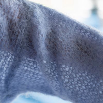 Americandreams Mohair-Pullover Milana Hellblau S - 3