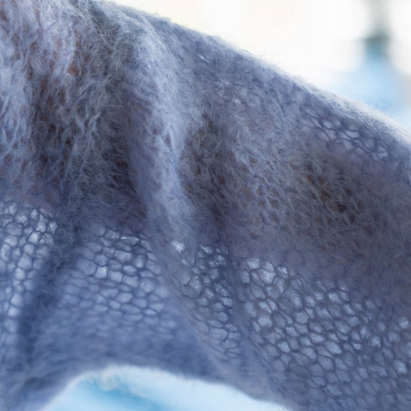 Americandreams Mohair-Pullover Milana Hellblau S - 3