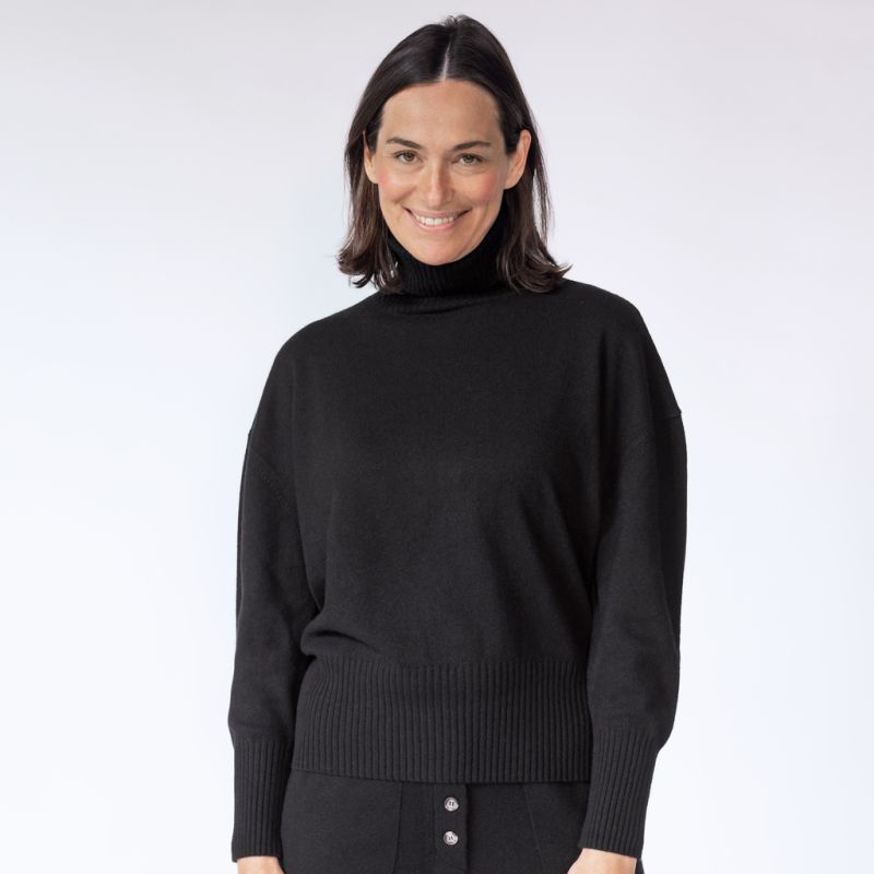 Sunday in Bed X Torquato Kaschmir-Pullover Diane Schwarz M - 2