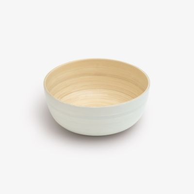 Bambusschüssel Babol 20 cm Weiß