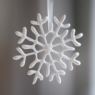 Silke Decker X Torquato Baumanhänger Schneeflocken (3 Stück) - 3