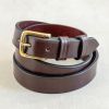 Hanbury Gürtel Messingschnalle Chestnut 95 - 2
