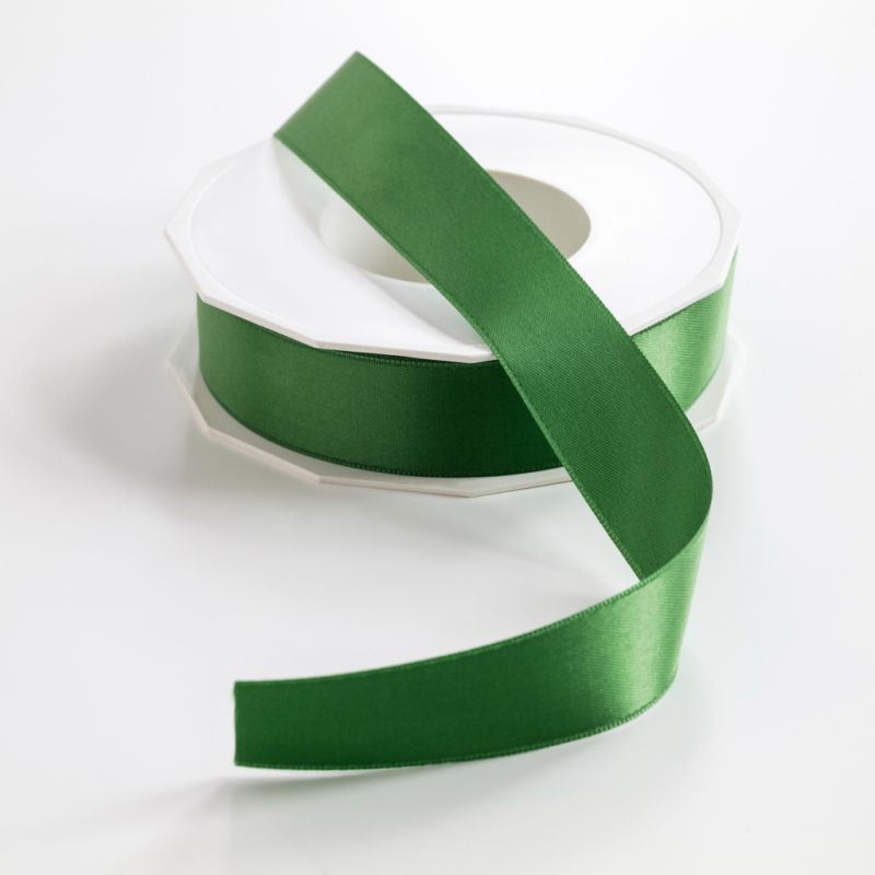 Geschenkband aus Seidensatin Grün