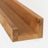 Wandregal Eiche 80 x 12 cm - 4