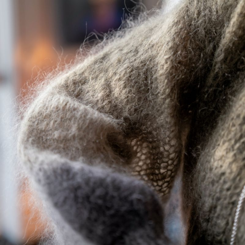 Americandreams Mohair-Pullover Milana Ombre XL - 3