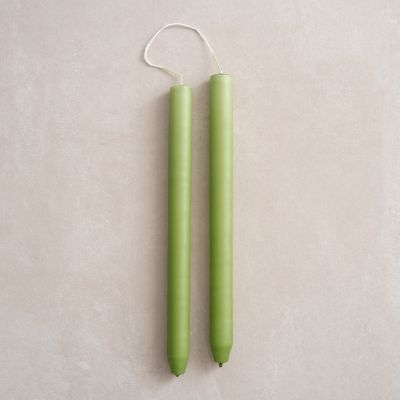 4 Ester & Erik zylindrische Kerzen Apple Green