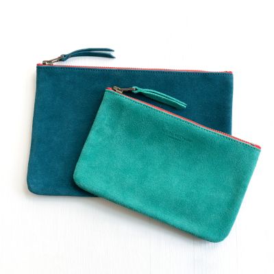 Leder-Pouch