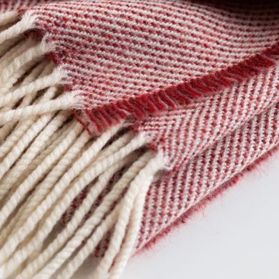 McNutt X Torquato Merino-Wolldecke Red - 2