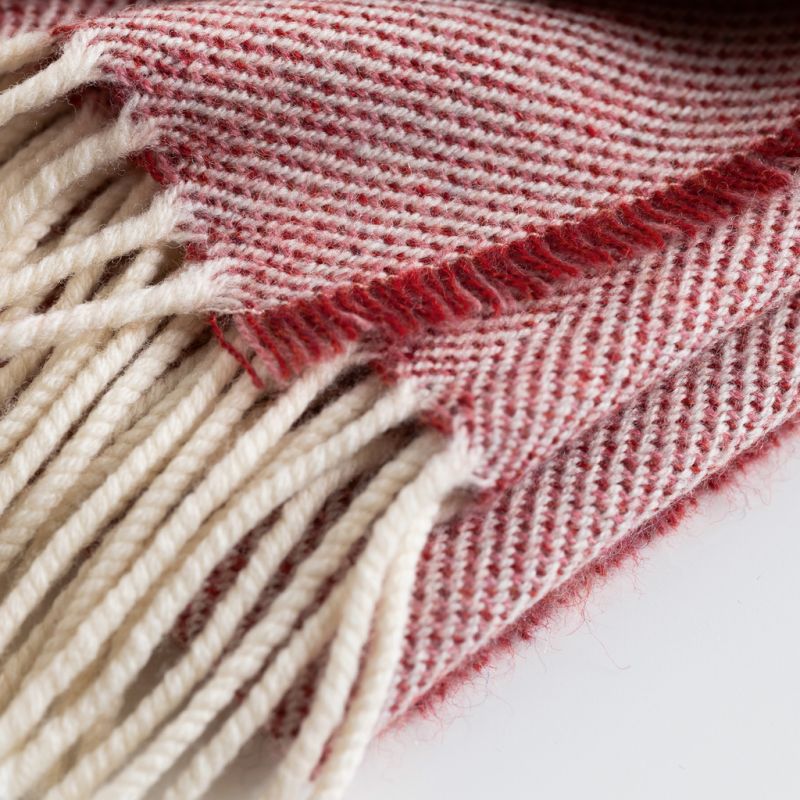 McNutt X Torquato Merino-Wolldecke Red - 2