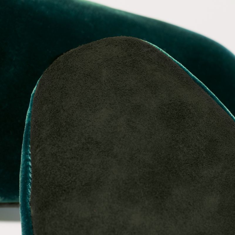 Hoomie Samtslipper Château Herren Green Gr. 43 - 4