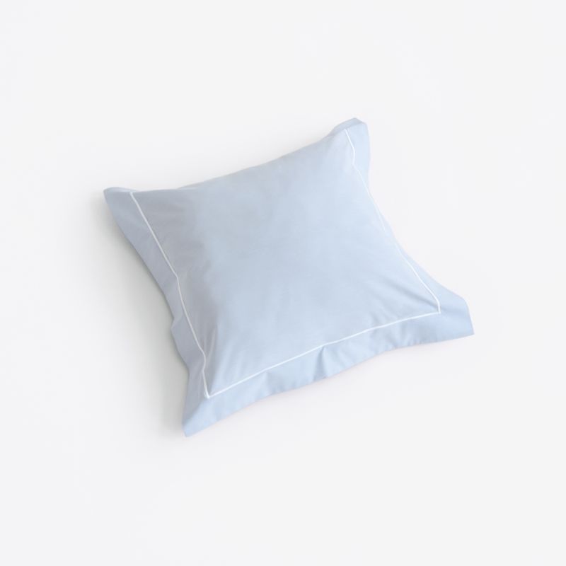 Kissenbezug Perkal Blau 40 x 40 cm