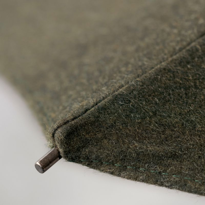 Doppler-Kastanienschirm Loden mit Stickerei - 2