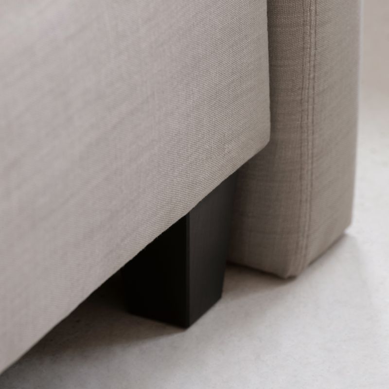 Revor Boxspringbett Lead ohne Matratze Warmgrau - 4