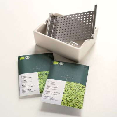 Starter-Kit Heimgart Microgreens inkl. 2 Bio Saatpads - 2