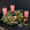 4 Messingkerzenhalter für Adventskranz Klein - 3