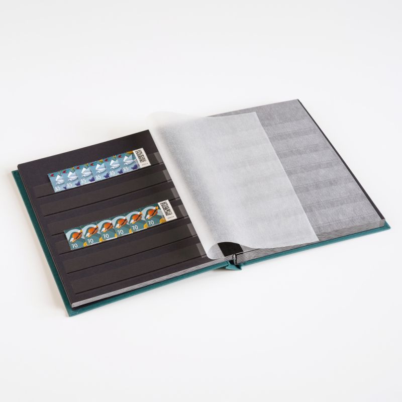 Einsteckalbum für Briefporto Türkis A5 - 4