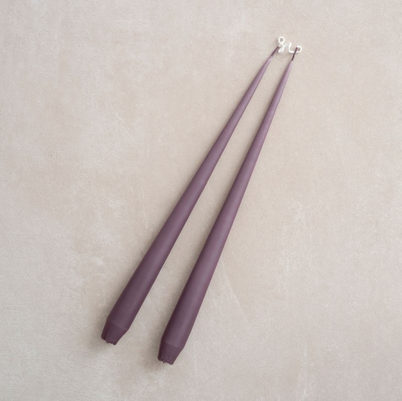 4 Ester & Erik Spitzkerzen Plum