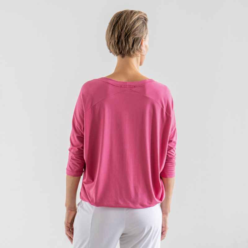 Sunday in Bed X Torquato Pyjamashirt Hazel Fuchsia M - 2