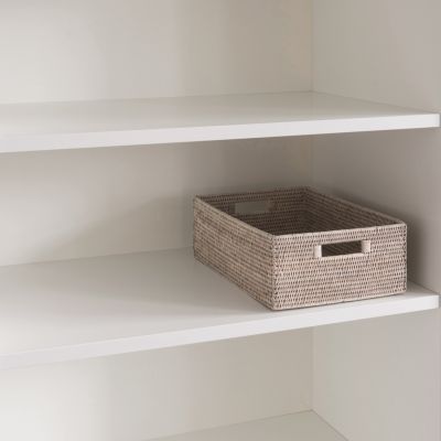 Rechteckiger Rattan Korb - 3