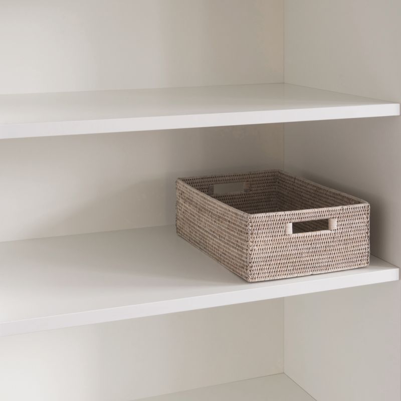 Rechteckiger Rattan Korb - 3