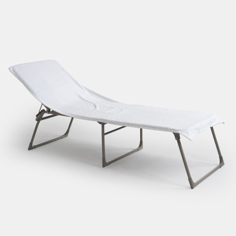 FIAM Frottee-Auflage 190 x 70cm Weiß - 2