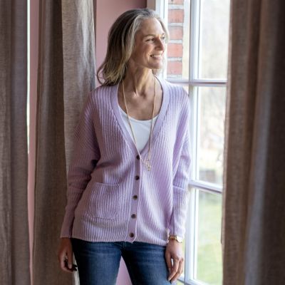 Sunday in Bed X Torquato Cardigan Lavendel