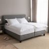 Revor Boxspringbett Pewter inkl. Matratzen H2 Dunkelgrau - 2