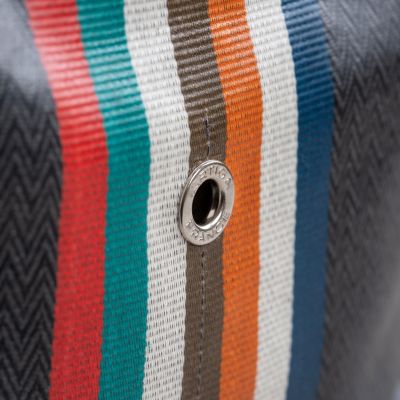 Waschzeugtasche Chevron von Artiga Groß Schwarz - 4