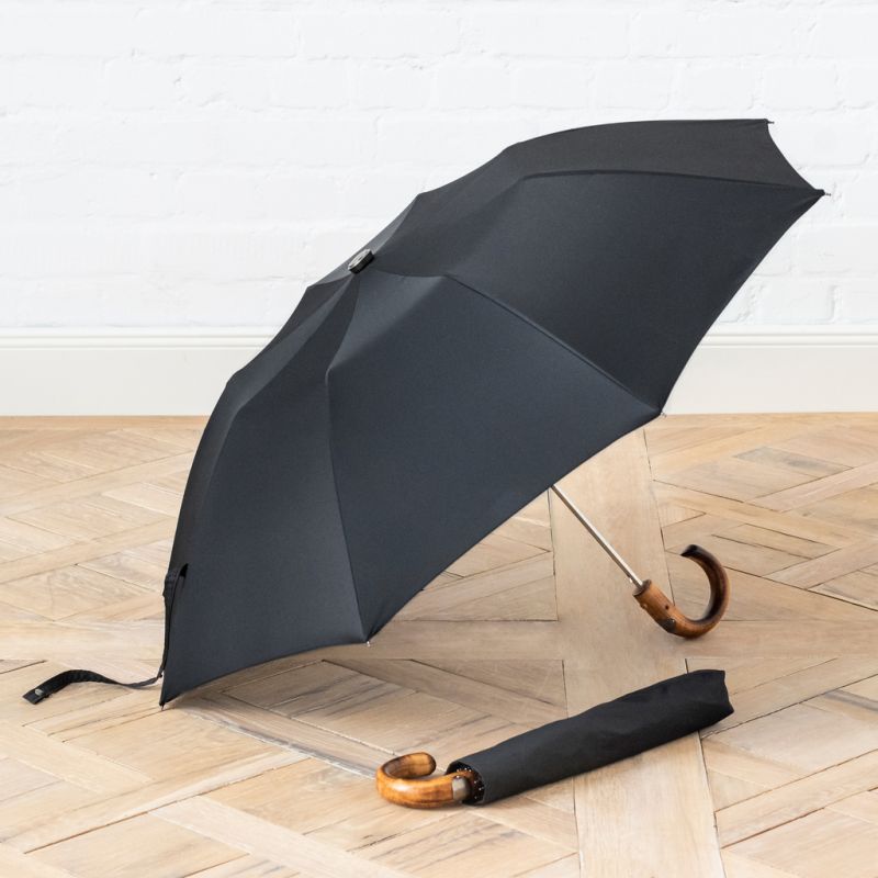 Doppler-Taschenschirm Oxford Schwarz