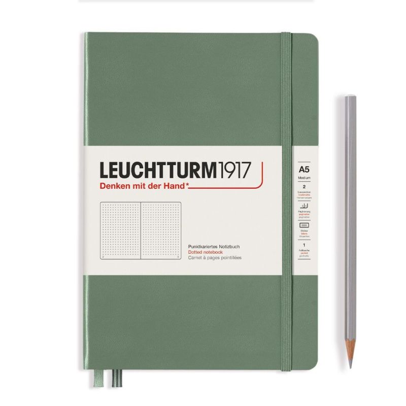Leuchtturm1917 Notizbuch A5 dotted Olive