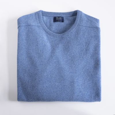 Lambswool-Pullover mit Rundhalsausschnitt Clyde Gr. 54