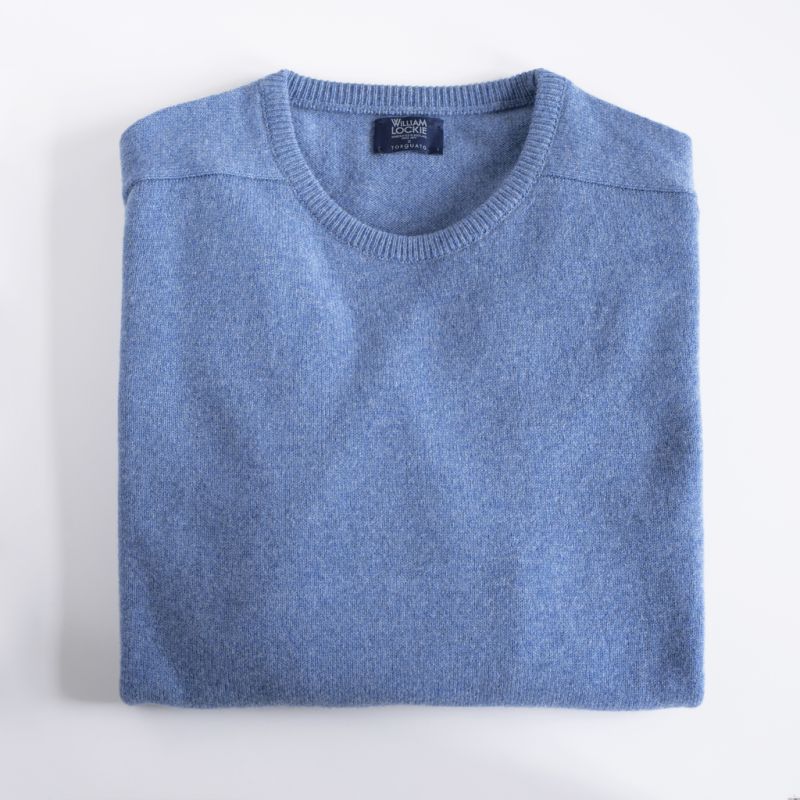 Lambswool-Pullover mit Rundhalsausschnitt Clyde Gr. 54