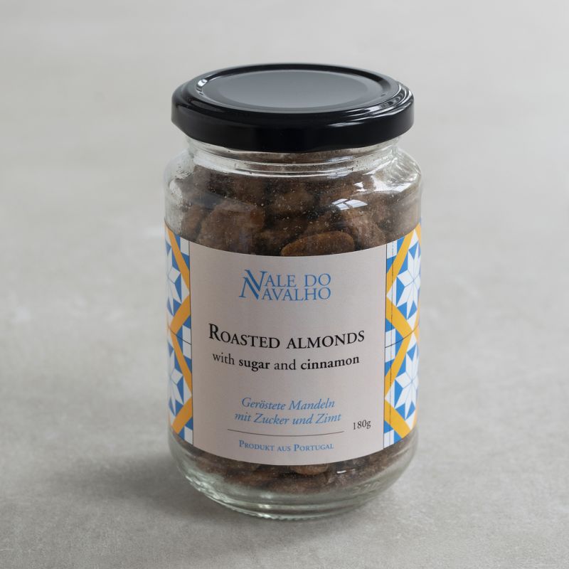 Geröstete Mandeln Zimt und Zucker