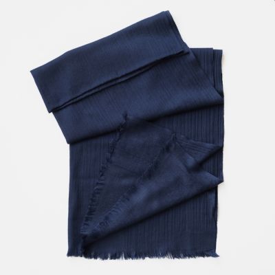 Kashmir Loom Wollschal Light Midnight