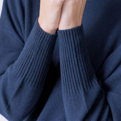 Sunday in Bed X Torquato Merino-Kaschmir-Pullover Midnight L - 3